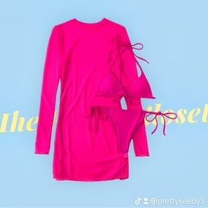 2 pc Bikini with Cover-up